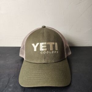 Yeti Coolers Hat Cap Snap Back Mesh‎ Panel Mens